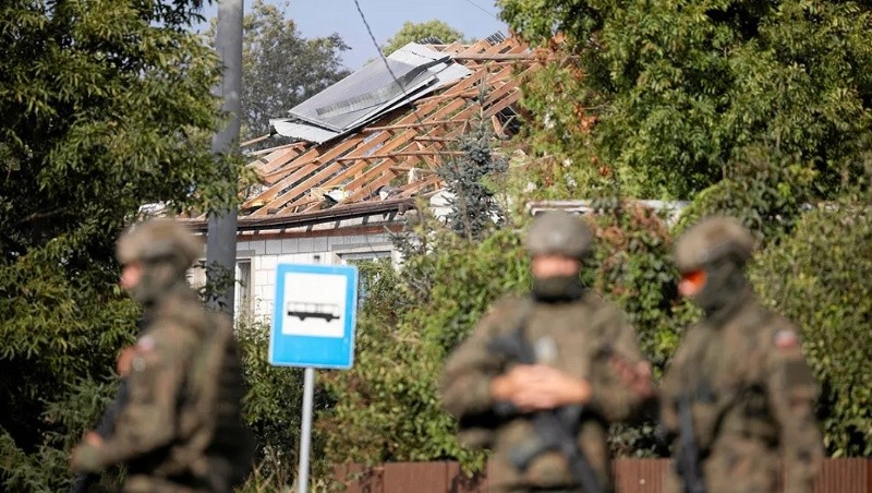  Al menos 19 drones rusos violaron el espacio aéreo de Polonia.