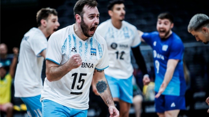 Luciano De Cecco, armador y figura de la selección argentina