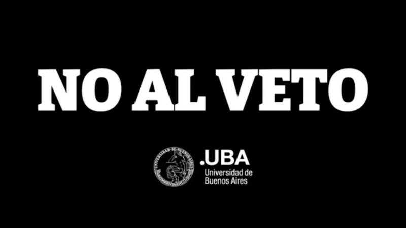 El sitio web uba.com.ar fue redirigido al subdominio noalveto.uba.ar. 