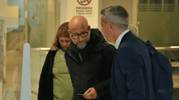 Serjal ingresando este lunes al Centro de Justicia Penal.