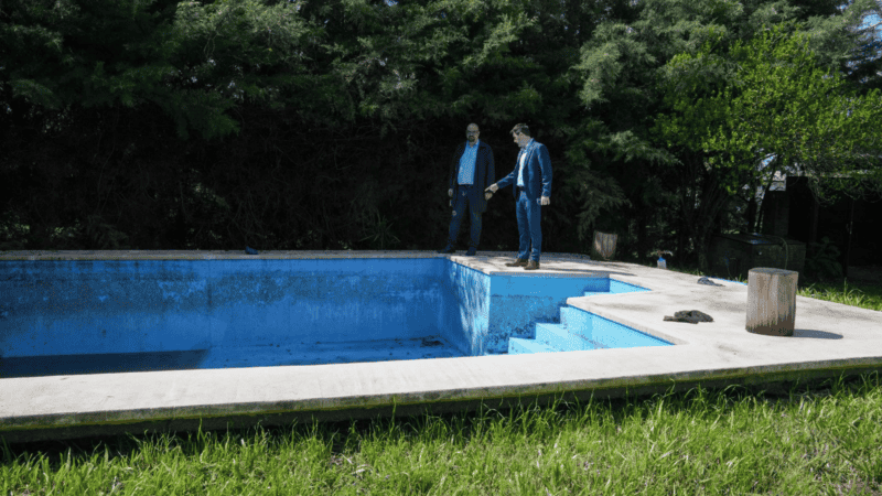 Uno de los inmuebles exhibidos este lunes en Funes y Roldán.&nbsp;&nbsp;