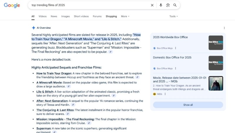  Los AI Overviews de Google reducen el tráfico hacia sitios web.
