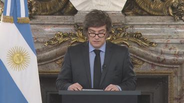 El discurso fue grabado con anterioridad.