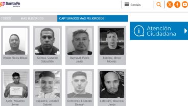 Los delincuentes más peligrosos de la provincia que son buscados.