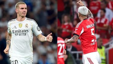 Mastantuono debutó en la Champions y marcó un record. Barrenechea, el argentino goleador dle día.