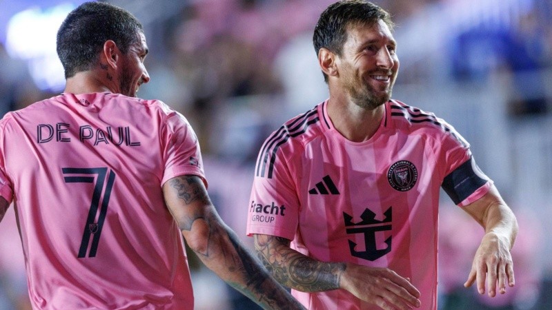 Rodrigo De Paul y Lionel Messi fueron titulares en la victoria de Inter Miami ante Seattle Sounders por la MLS.