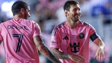 Rodrigo De Paul y Lionel Messi fueron titulares en la victoria de Inter Miami ante Seattle Sounders por la MLS.