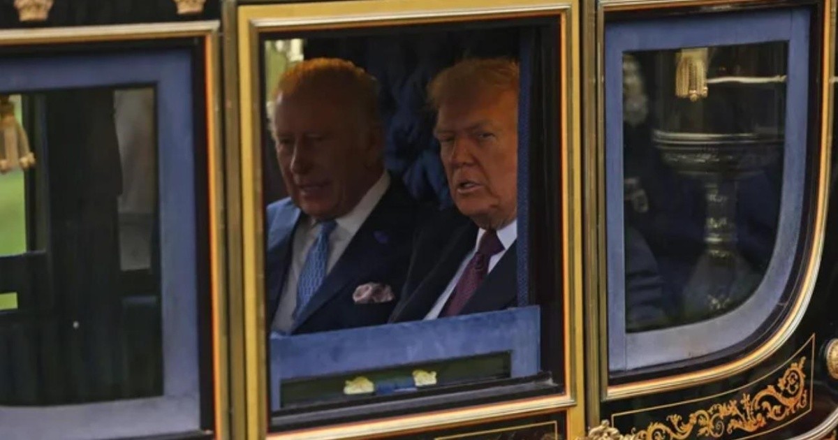 El rey Carlos III recibió a Donald Trump en el castillo de Windsor ...