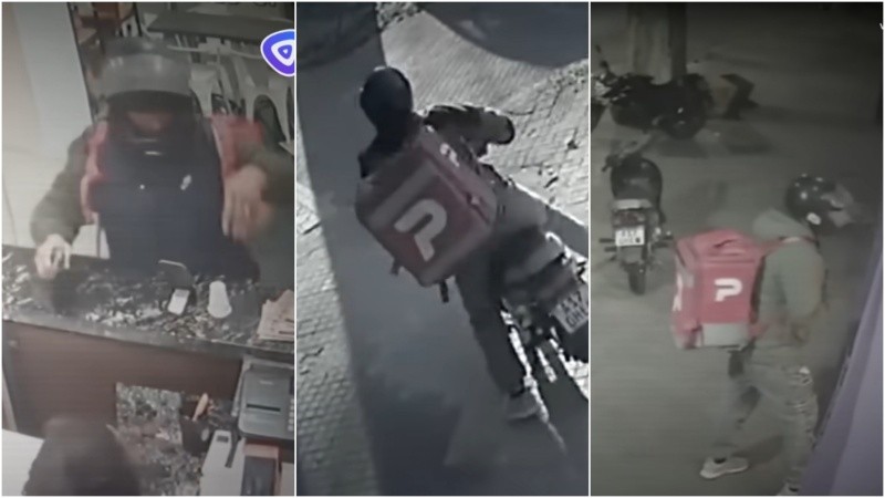 Miqueas se hacía pasar por cadete para ingresar a los comercios sin despertar sospechas.