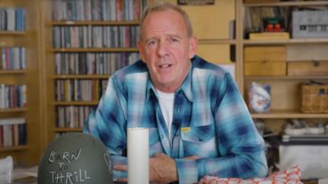 El coleccionista de discos Norman Cook/Fatboy Slim.