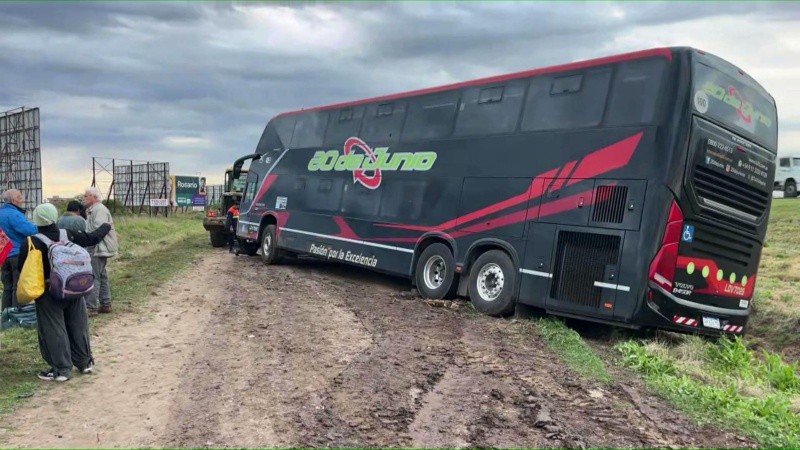 Así quedó la unidad tras el fallido intento de retorno a Rosario.