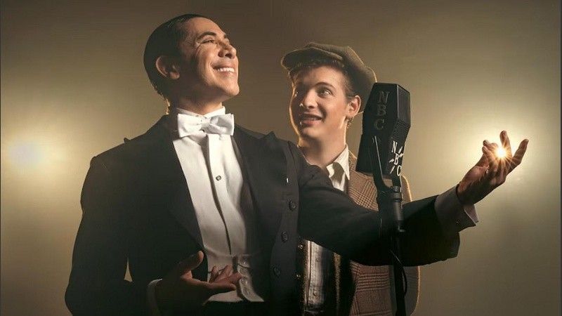 Oscar Lajad y Lucas Gerson, Gardel y Sinatra en la obra 