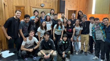 Los estudiantes de tercer año de la carrera de Locución del Iset 18 grabaron un podcast con seis episodios.