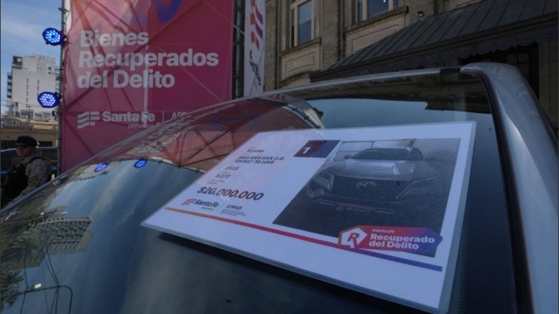 La subasta se realiza en la Estación Belgrano de la ciudad de Santa Fe.