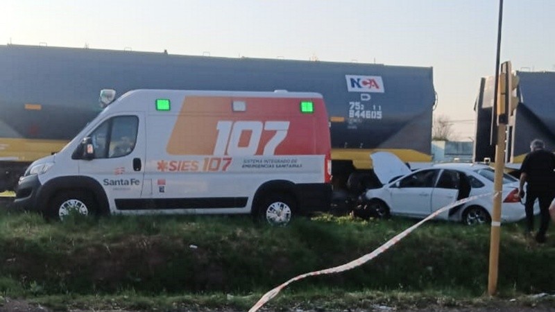 El vehículo fue arrastrado por el carguero del NCA.