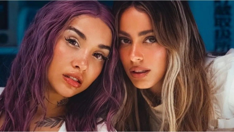 María Becerra y Tini Stoessel publicaron su nueva colaboración musical, titulada “Hasta que me enamoro”, ya disponible en todas las plataformas digitales.