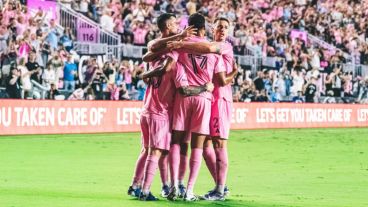 Messi fue la gran figura en la victoria 3-2 del Inter Miami sobre DC United.