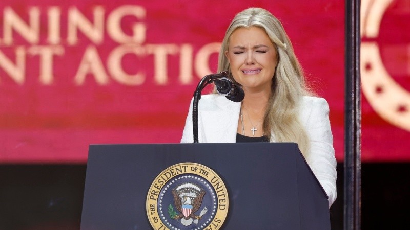 Erika Kirk dijo que la misión de su marido fue 