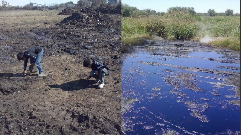 Algunas de las imágenes que forman parte de la causa contra Carboquímica.