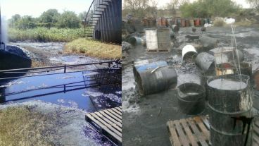 Algunas de las imágenes que forman parte de la causa contra Carboquímica.