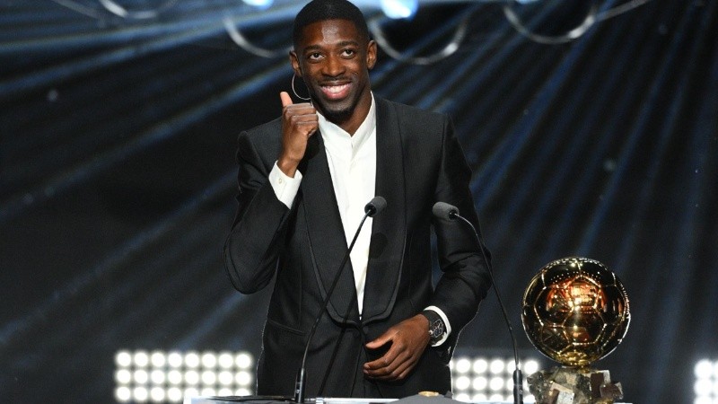 Ousmane Dembélé se quedó con el Balón de Oro 2025.