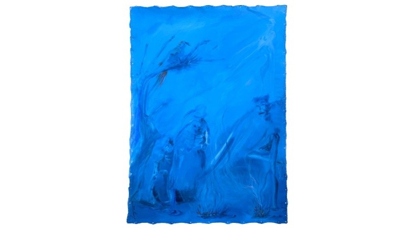 Una de las obras de Lázaro Diacovich que integra la muestra.