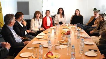 Mauricio Macri, reunido con los candidatos del PRO.