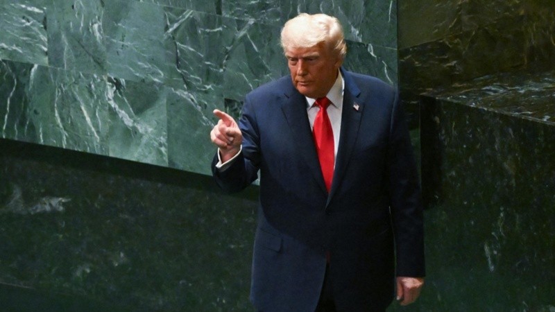 Trump este martes en la ONU.
