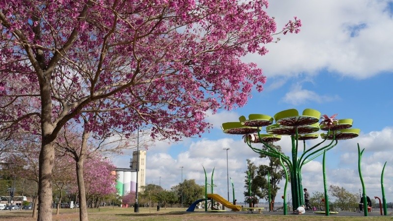 El sol asoma entre las nubes.