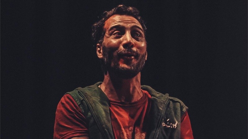 El actor Luciano Cáceres.