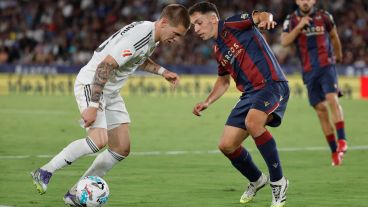 Mastantuono fue titular y marcó en la victoria 4-1 del Real Madrid sobre el Levante, el martes.