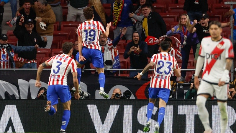 Julián fue el héroe del Colchonero: tres goles para dar vuelta el resultado y ganar en el Metropolitano.