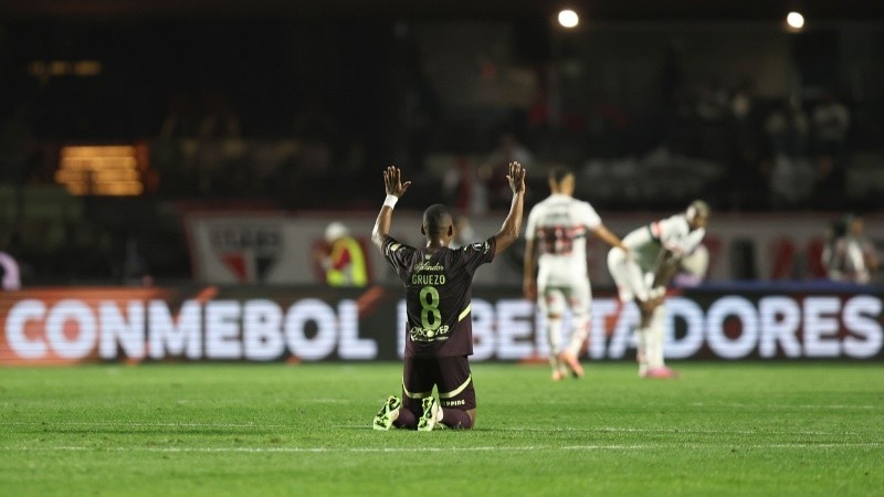 LDU también pisó fuerte en el estadio Morumbí y dio el batacazo.