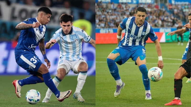 Machuca (izquierda) jugó en la semana para Vélez contra Racing en la Libertadores; Garcés (derecha) tuvo acción reciente en La Liga de España con Alavés.