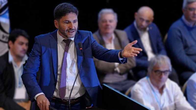 El gobernador dio detalles de su política en Seguridad.