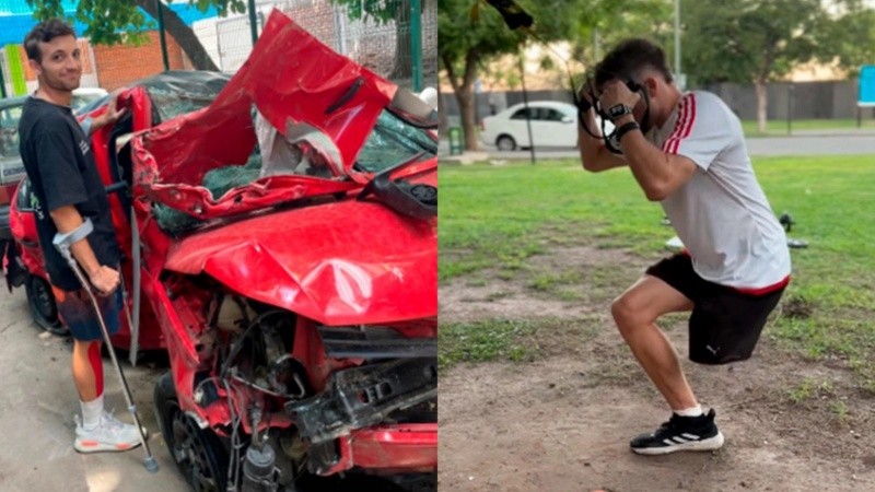 Nacho sufrió un grave accidente de tránsito cuando estaba de vacaciones en Mendoza.