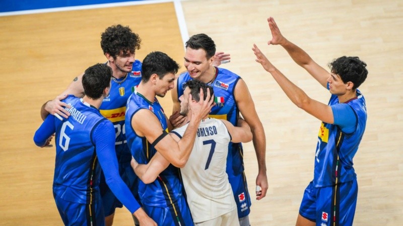 La selección italiana de vóley masculino se consagró campeona.