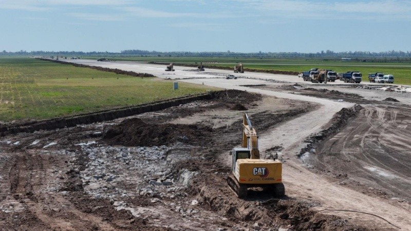Desde la provincia destacaron que los trabajos avanzan a buen ritmo.