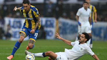 Di María la rompió en la victoria canalla contra Gimnasia en el estadio Juan Carmelo Zerillo de La Plata.