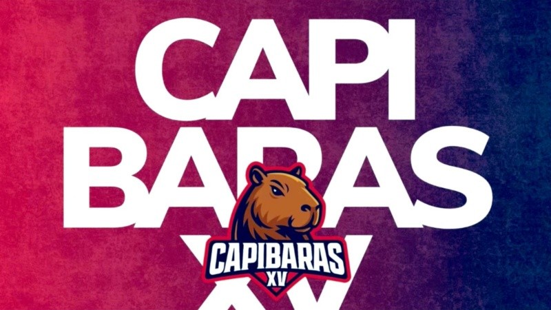 El logo que identifica a Capibaras XV, el equipo del Litoral que agrupa a las uniones de Rosario, Santa Fe y Entre Ríos.