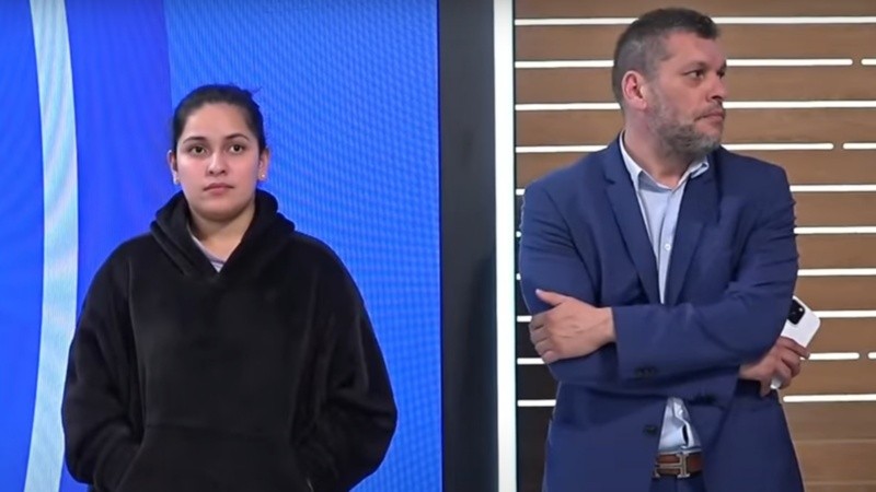  Florencia Ibáñez en los estudios de A24.