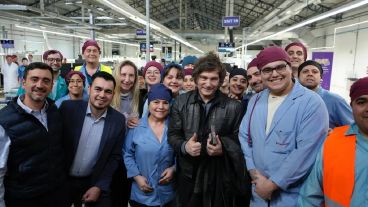 Javier Milei visitó Tierra del Fuego para dar inicio a una serie de viajes de campaña.