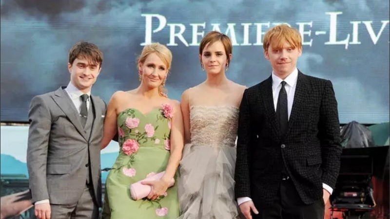 Otros tiempos. Los actores y la creadora de la saga, antes del cisma ideológico.