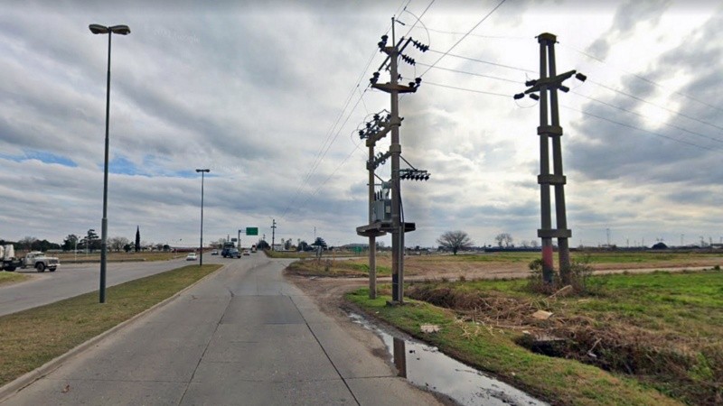 El descampado donde tuvo lugar la transacción mortal.