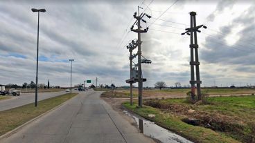 El descampado donde tuvo lugar la transacción mortal.