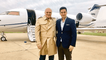 Espert junto a Fred Machado, quien se encuentra detenido desde 2021 en Argentina y podría ser extraditado a EEUU