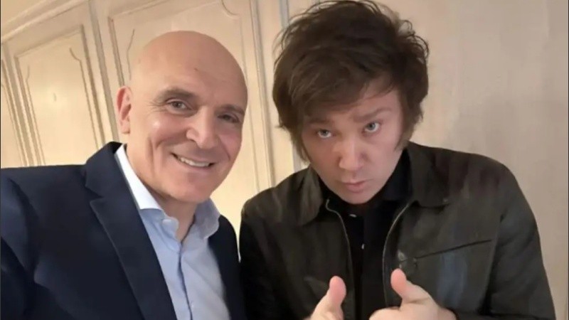 José Luis Espert y Javier Milei.