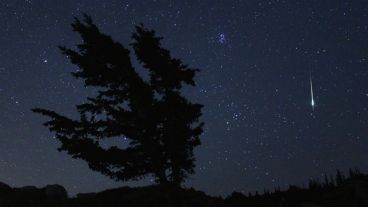 Una lluvia de meteoros prevista para este mes.