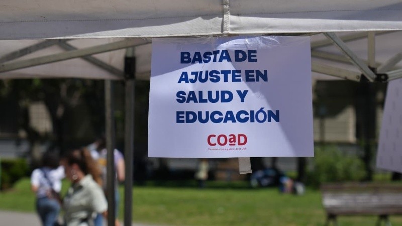 Manifestación durante toda la jornada en la plaza San Martín.