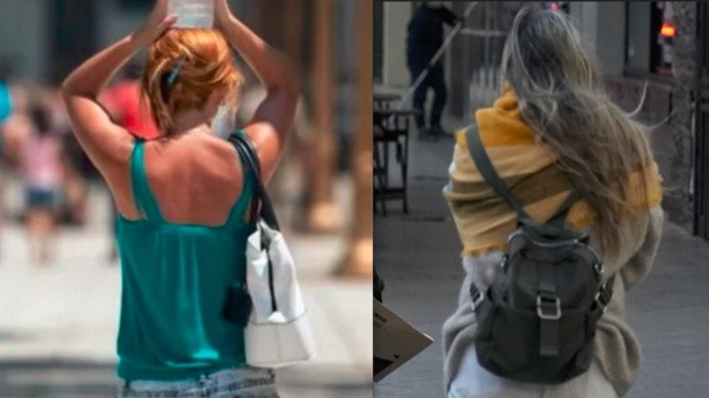 De 32 grados el sábado a 6 el lunes.